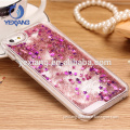 Liquid glitter phone case for htc desire 728 starry stars design plastic case cover
